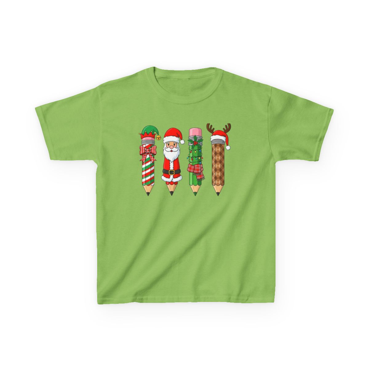 Christmas Pencil Kids T-Shirt - funny t-shirt by Cheeky Business