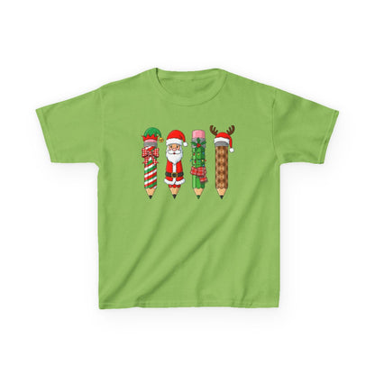 Christmas Pencil Kids T-Shirt - funny t-shirt by Cheeky Business