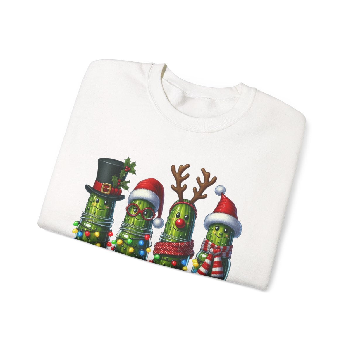 Christmas Pickle Friends Sweatshirt - funny sweatshirt by Cheeky Business