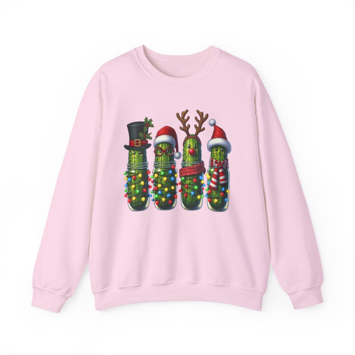 Christmas Pickle Friends Sweatshirt - funny sweatshirt by Cheeky Business