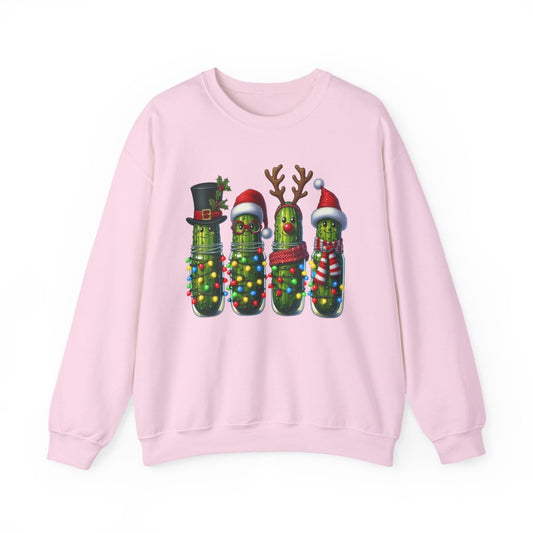 Christmas Pickle Friends Sweatshirt - funny sweatshirt by Cheeky Business