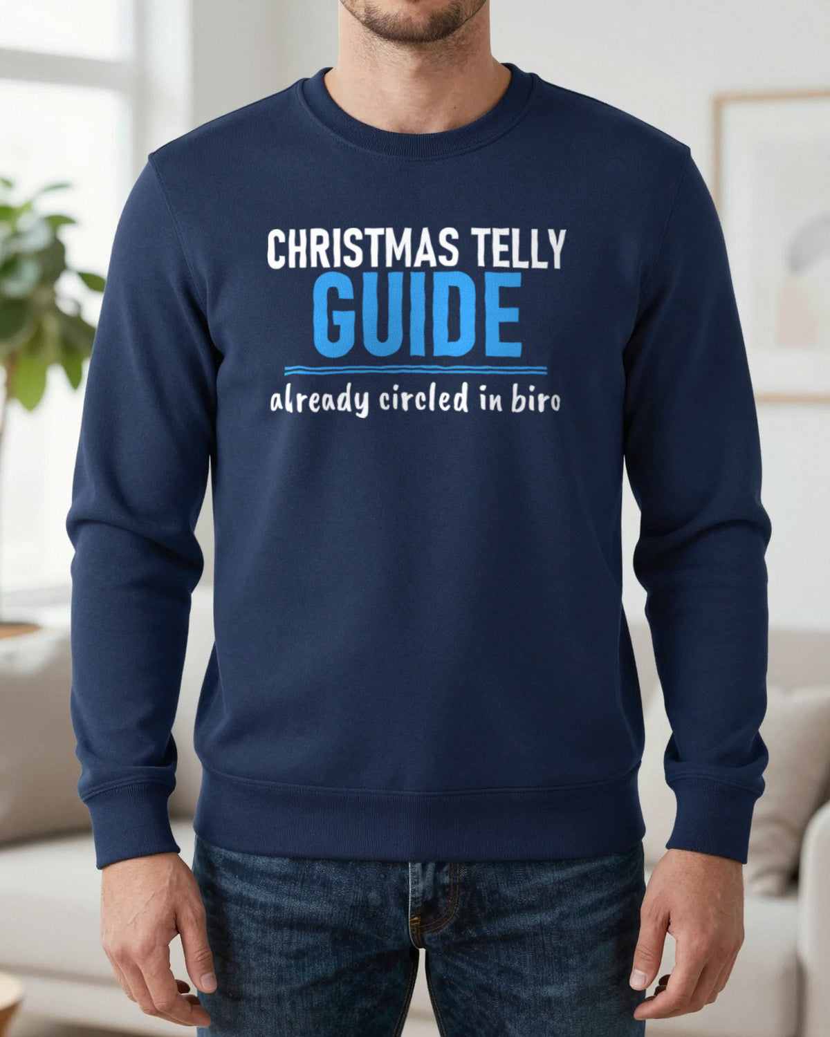 Christmas Telly Guide Already Circled Funny Christmas Jumper & T-Shirt worn