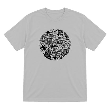 Christmas Vacation Quotes Collage T-Shirt & Sweatshirt T-Shirt in Sport Grey