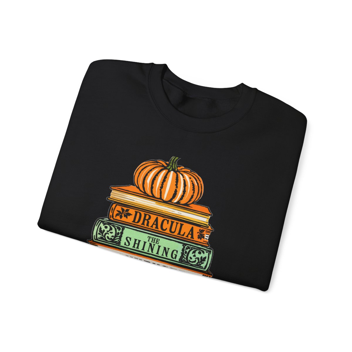 Classic Horror Books Halloween Sweatshirt - funny sweatshirt by Cheeky Business