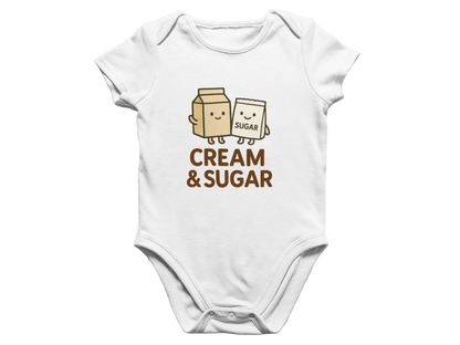 Coffee & Cream and Sugar Matching T-Shirt Set matching outfit set product image 3 from Beast and Beauty