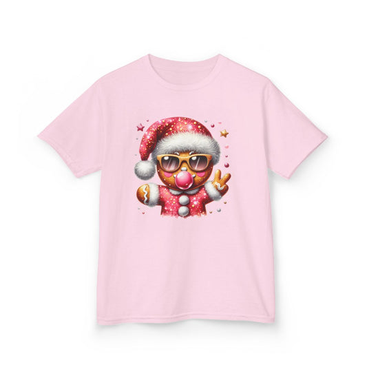 Cool Gingerbread Kids Christmas T-Shirt - funny t-shirt by Cheeky Business