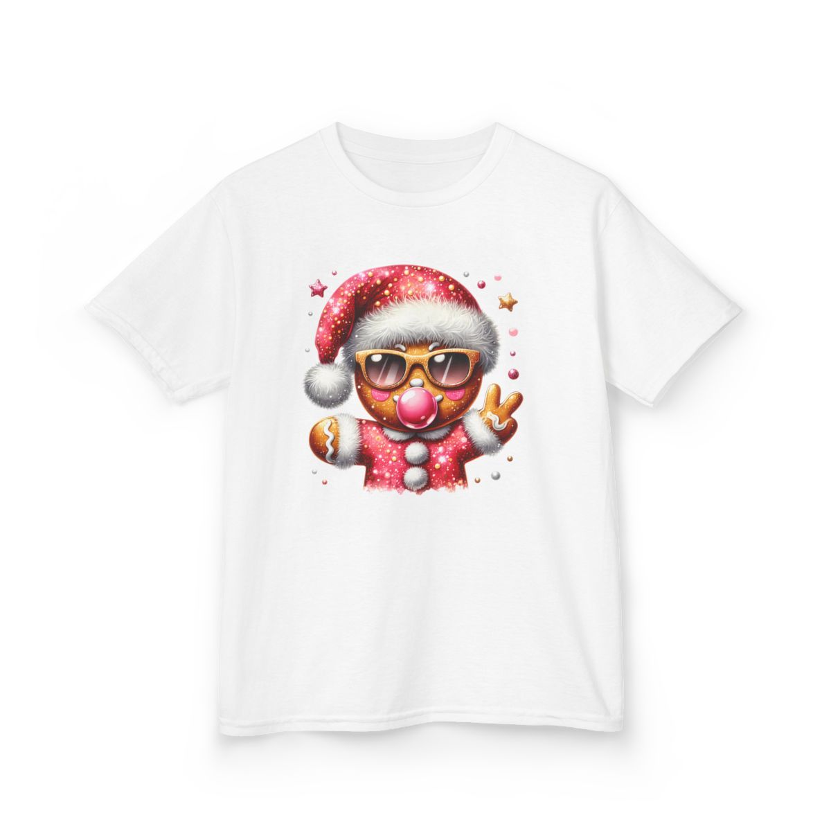 Cool Gingerbread Kids Christmas T-Shirt - funny t-shirt by Cheeky Business