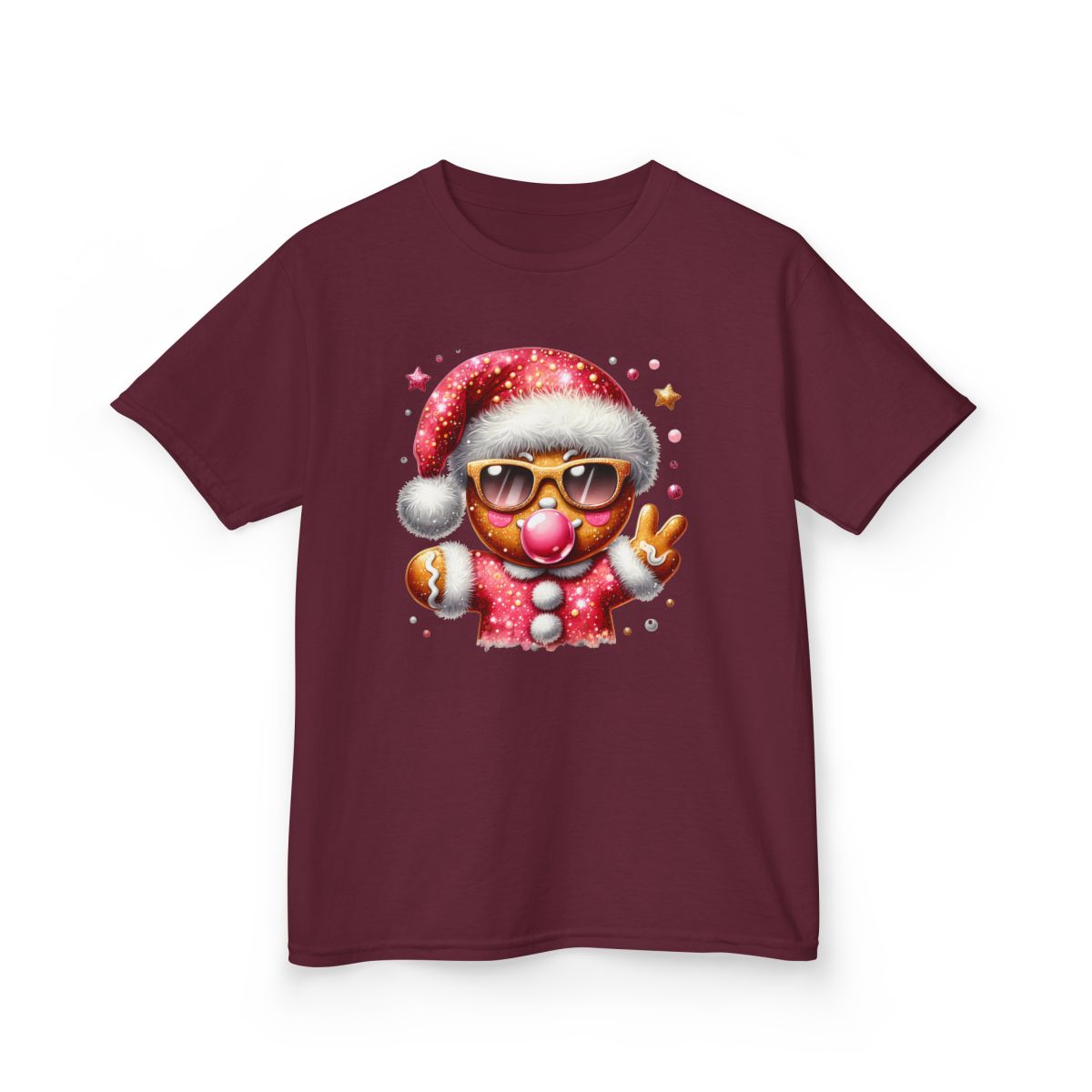Cool Gingerbread Kids Christmas T-Shirt - funny t-shirt by Cheeky Business