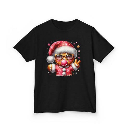 Cool Gingerbread Kids Christmas T-Shirt - funny t-shirt by Cheeky Business