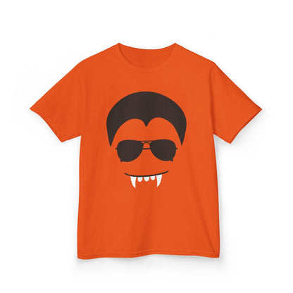 Cool Vampire Face Halloween Kids T-Shirt - funny t-shirt by Cheeky Business