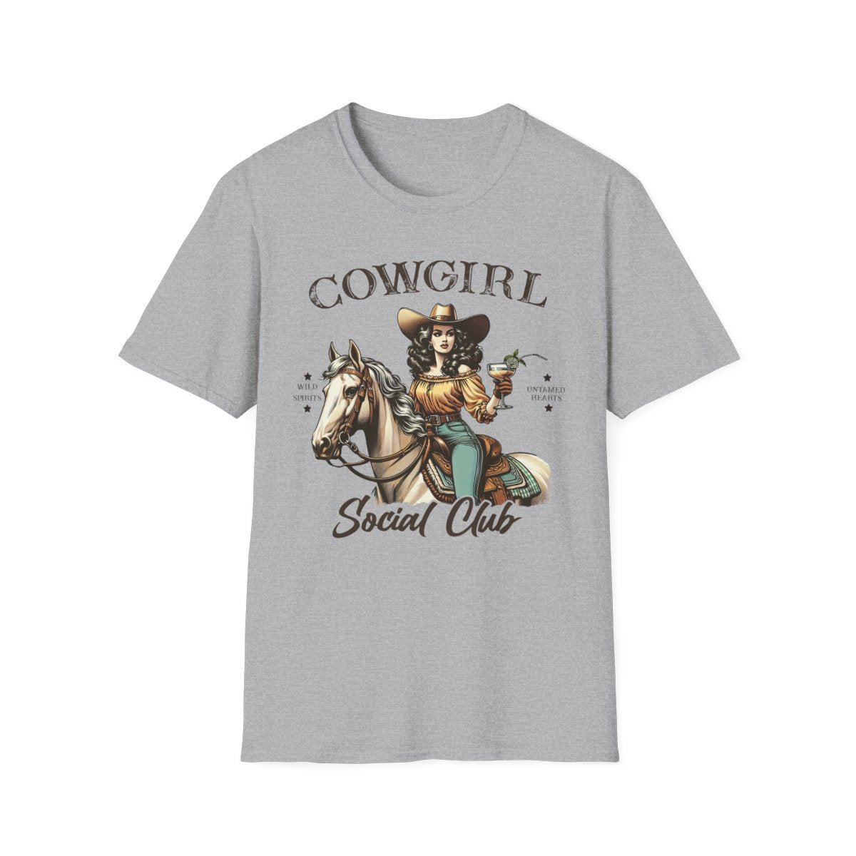 Cowgirl Social Club T-Shirt - funny t-shirt by Cheeky Business