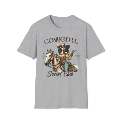 Cowgirl Social Club T-Shirt - funny t-shirt by Cheeky Business
