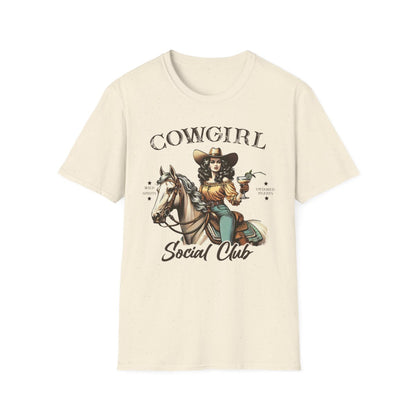Cowgirl Social Club T-Shirt - funny t-shirt by Cheeky Business