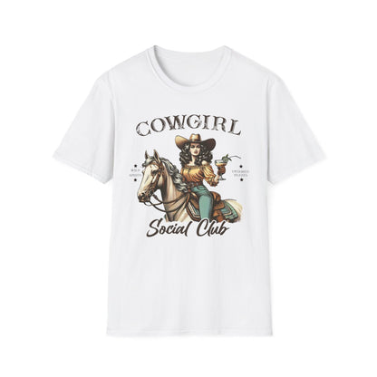 Cowgirl Social Club T-Shirt - funny t-shirt by Cheeky Business