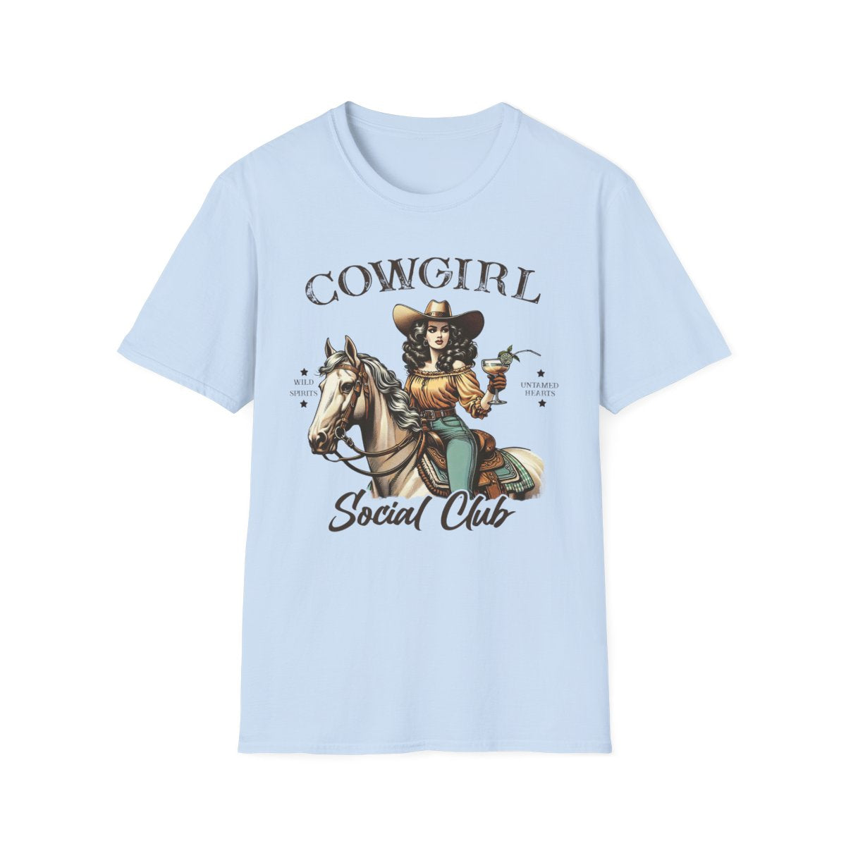 Cowgirl Social Club T-Shirt - funny t-shirt by Cheeky Business