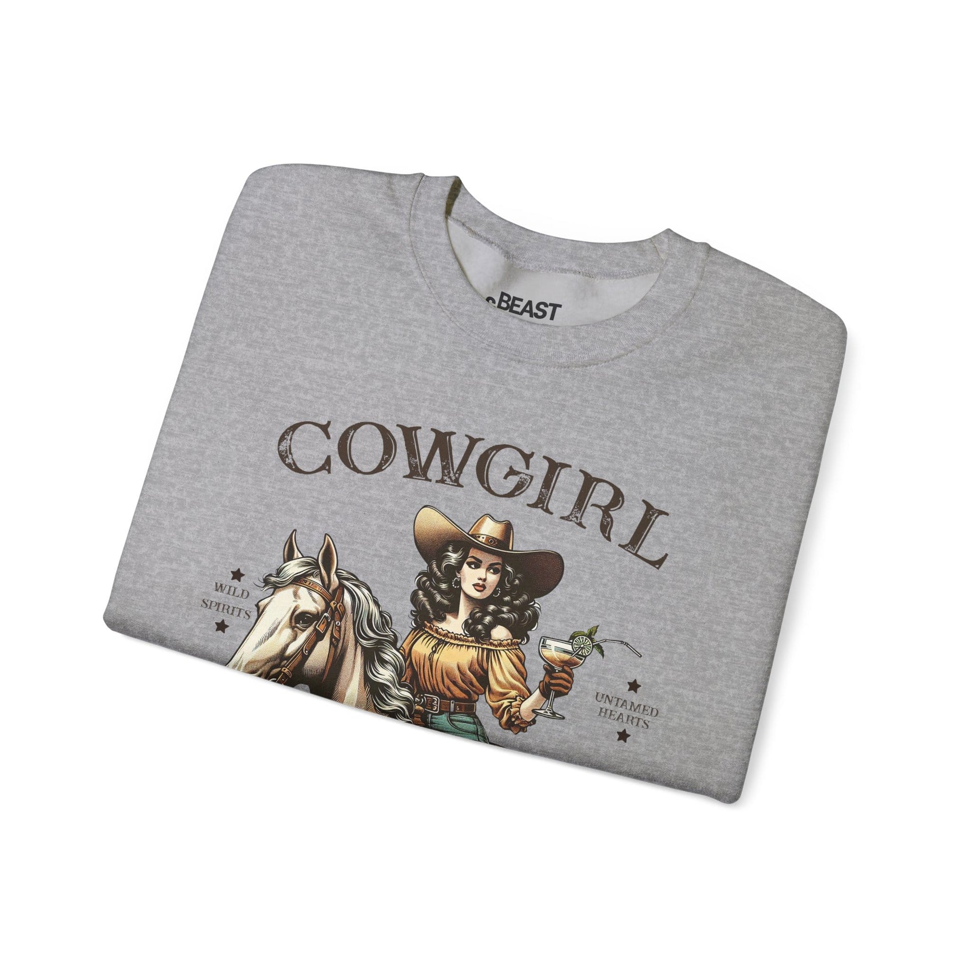 cowgirl social club western sweatshirt multiple colour options gift for cowgirl lovers