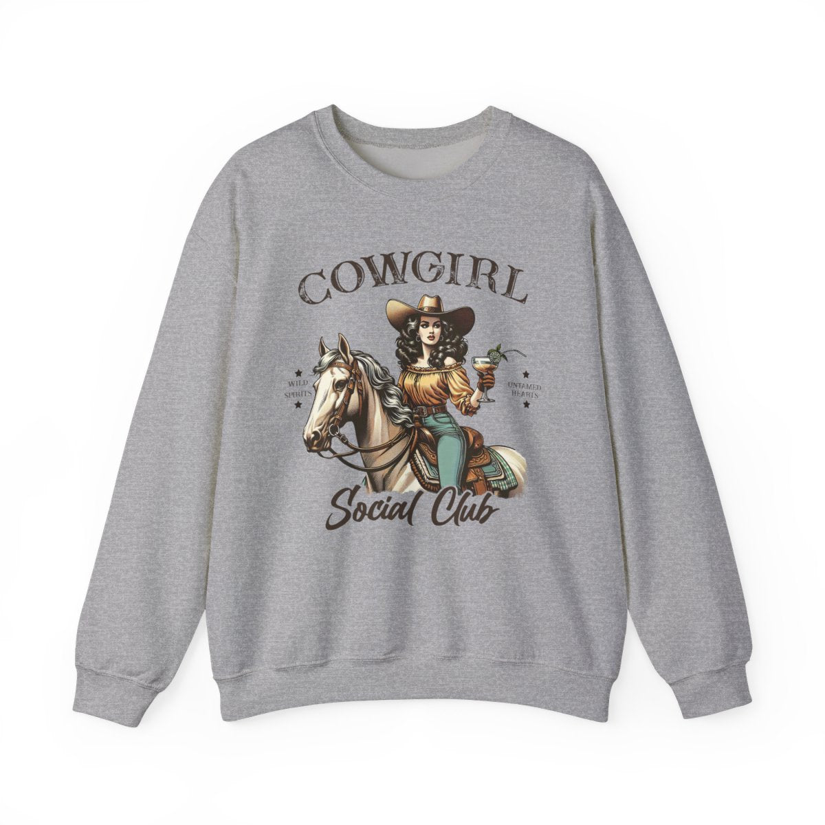 Cowgirl Social Club Western Sweatshirt - funny sweatshirt by Cheeky Business