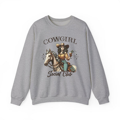 Cowgirl Social Club Western Sweatshirt - funny sweatshirt by Cheeky Business