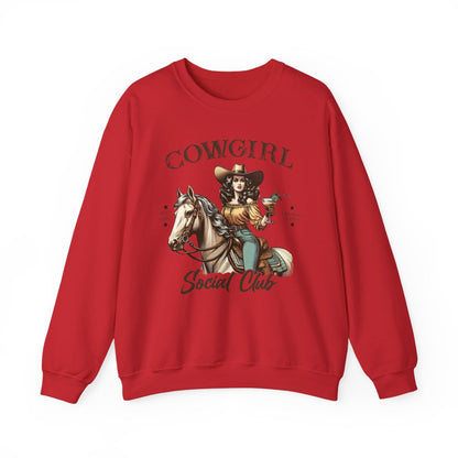 Cowgirl Social Club Western Sweatshirt - funny sweatshirt by Cheeky Business