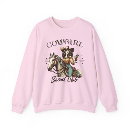 Cowgirl Social Club Western Sweatshirt - funny sweatshirt by Cheeky Business