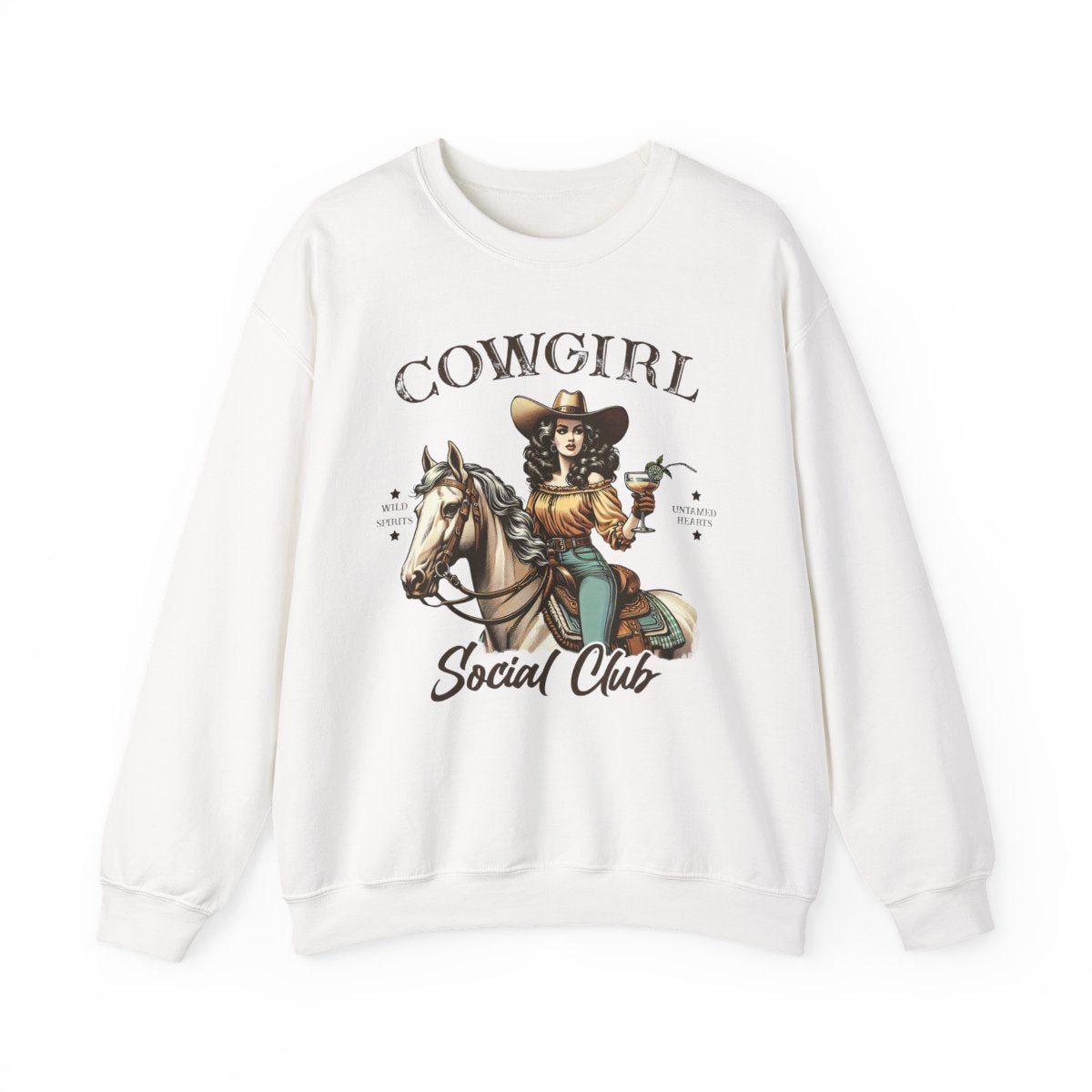 Cowgirl Social Club Western Sweatshirt - funny sweatshirt by Cheeky Business