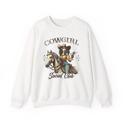 Cowgirl Social Club Western Sweatshirt - funny sweatshirt by Cheeky Business