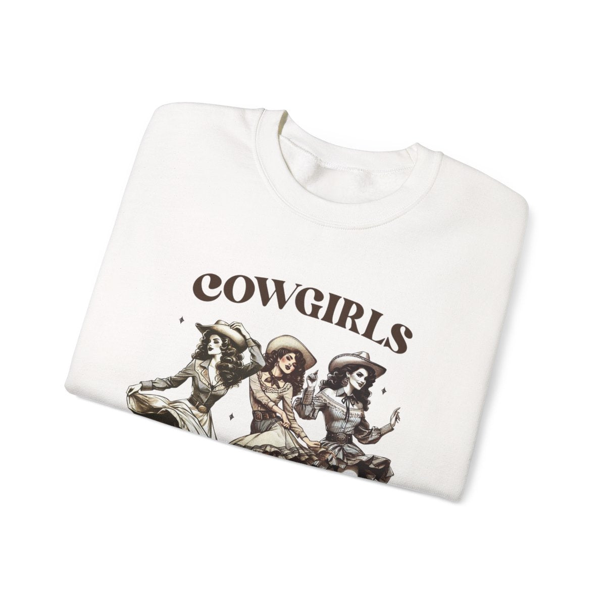 Cowgirls Just Wanna Have Fun Sweatshirt - funny sweatshirt by Cheeky Business