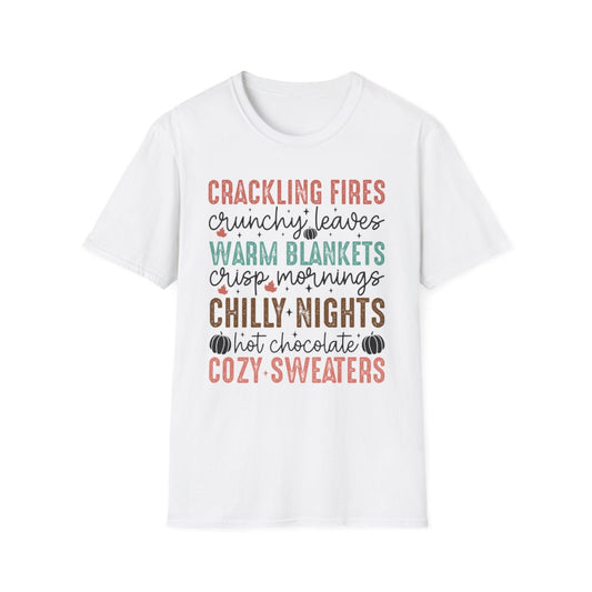 Cozy Fall Vibes T-Shirt - funny t-shirt by Cheeky Business