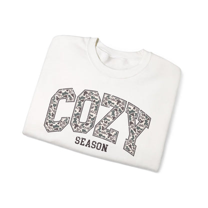Cozy Season Camo Sweatshirt - funny sweatshirt by Cheeky Business