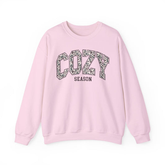 Cozy Season Camo Sweatshirt - funny sweatshirt by Cheeky Business