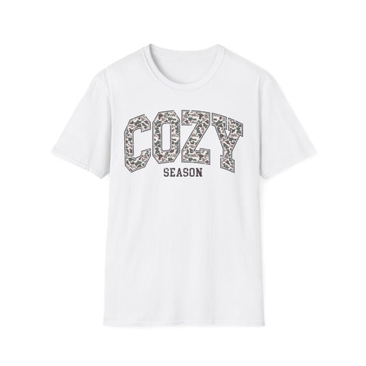 Cozy Season Leopard Print T-Shirt - funny t-shirt by Cheeky Business