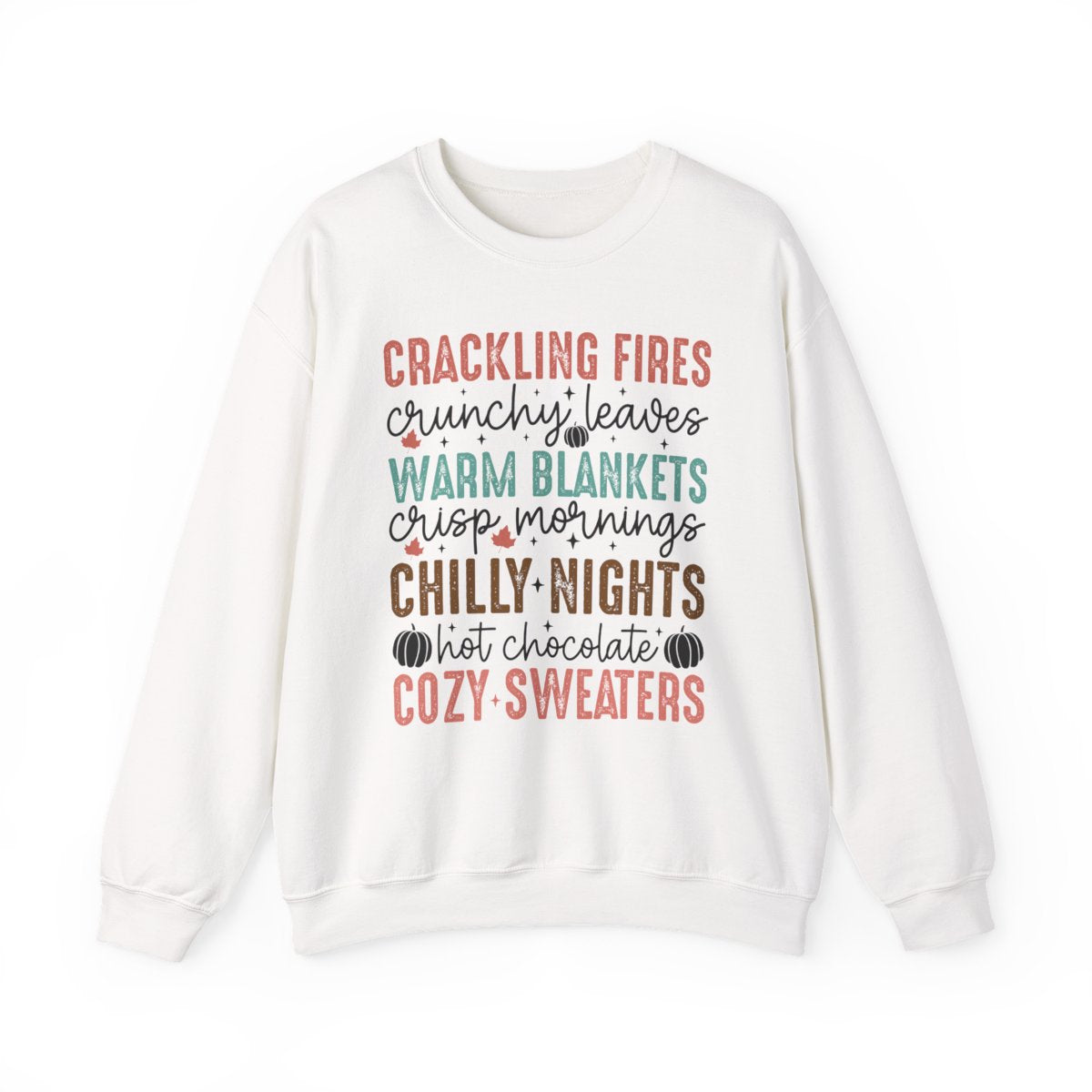 Crackling Fires Crunchy Leaves Sweatshirt - funny sweatshirt by Cheeky Business