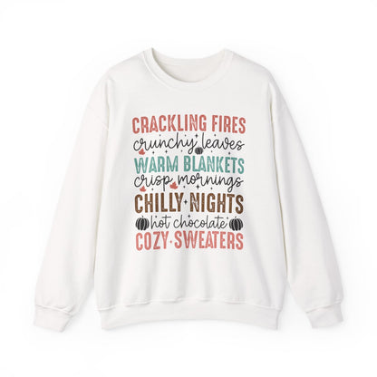 Crackling Fires Crunchy Leaves Sweatshirt - funny sweatshirt by Cheeky Business