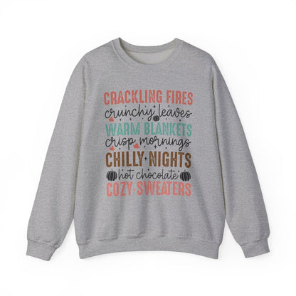 Crackling Fires Crunchy Leaves Sweatshirt - funny sweatshirt by Cheeky Business