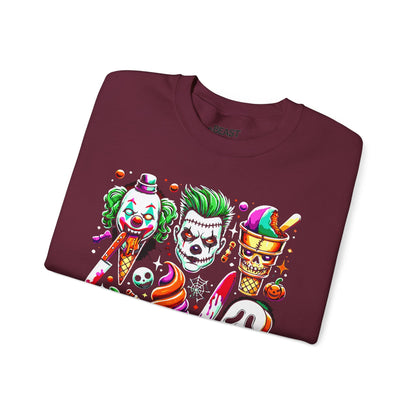 creepy halloween ice cream horror sweatshirt sweatshirt eighth colour product image