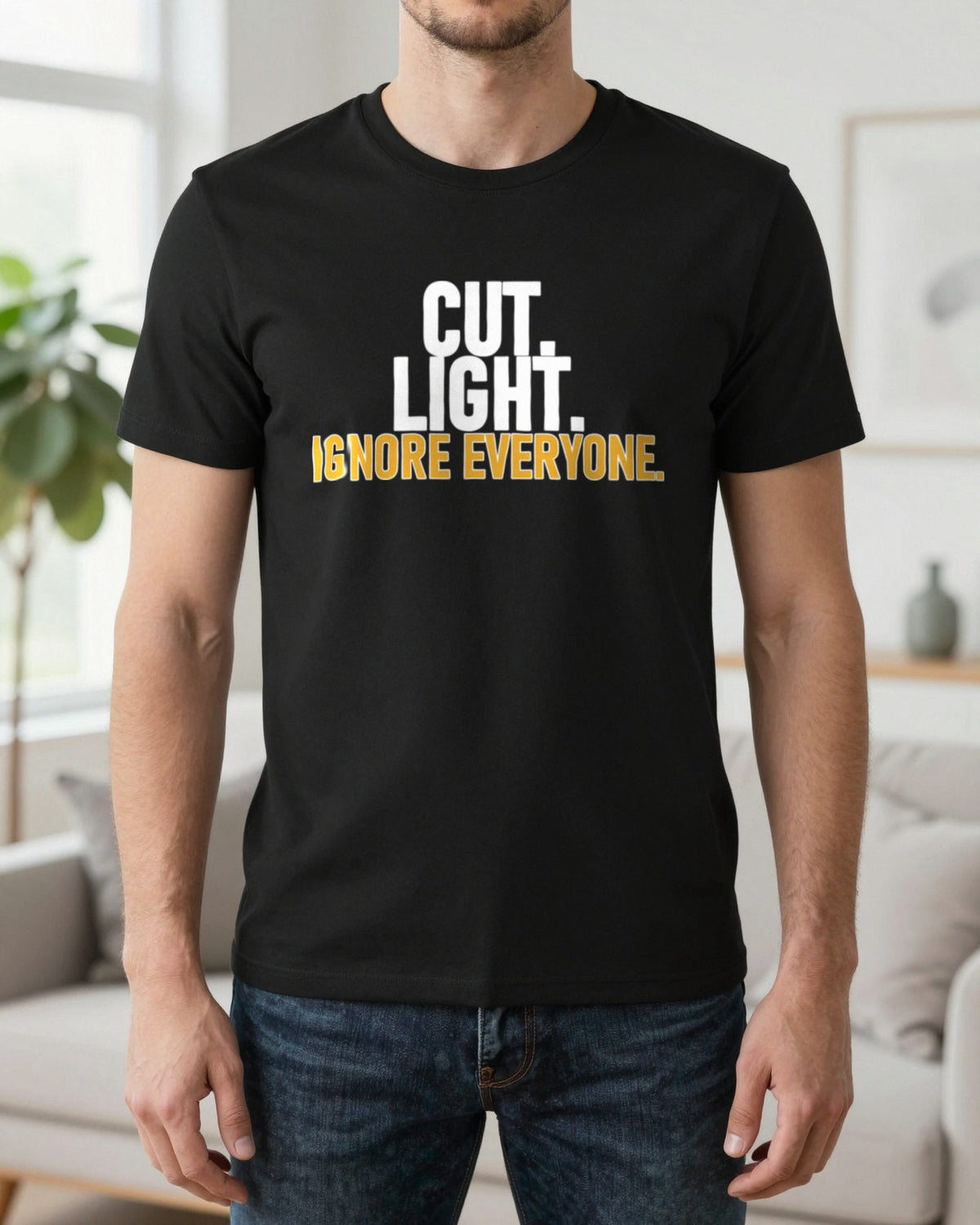 Cut Light Ignore Everyone Funny Cigar T-Shirt & Sweatshirt worn