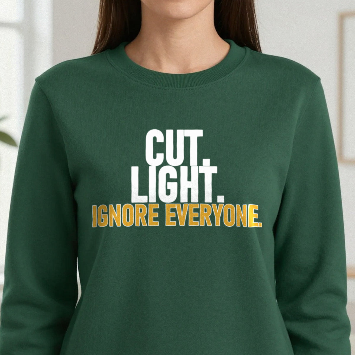 Cut Light Ignore Everyone Funny Cigar T-Shirt & Sweatshirt in another colour