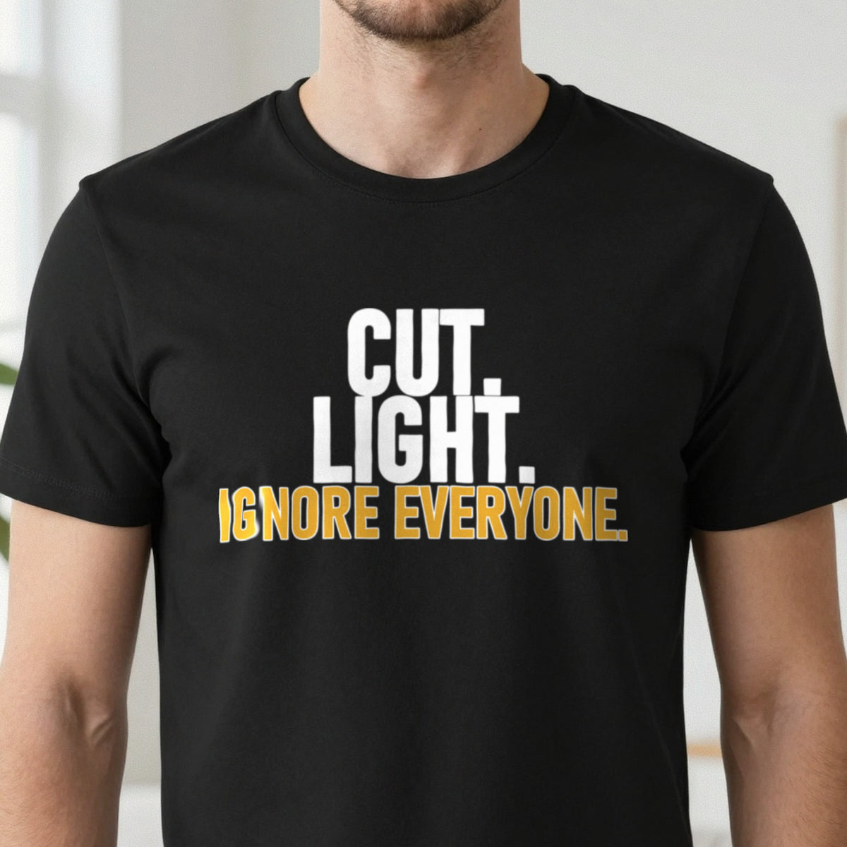 Cut Light Ignore Everyone Funny Cigar T-Shirt & Sweatshirt close-up