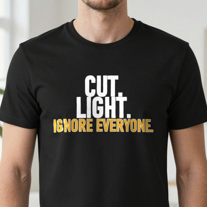 Cut Light Ignore Everyone Funny Cigar T-Shirt & Sweatshirt close-up