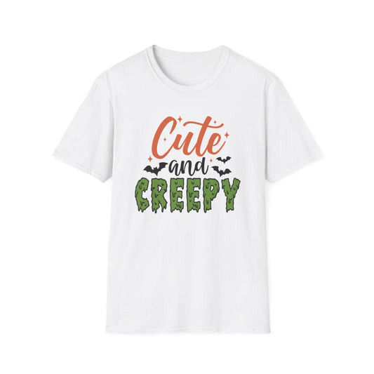Cute And Creepy Halloween Graphic T-Shirt - funny t-shirt by Cheeky Business