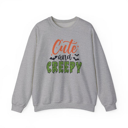 Cute and Creepy Halloween Sweatshirt - funny sweatshirt by Cheeky Business