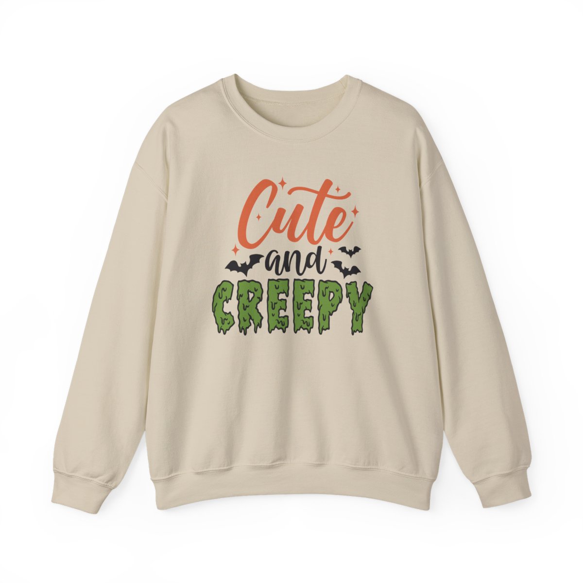 Cute and Creepy Halloween Sweatshirt - funny sweatshirt by Cheeky Business