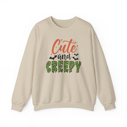 Cute and Creepy Halloween Sweatshirt - funny sweatshirt by Cheeky Business