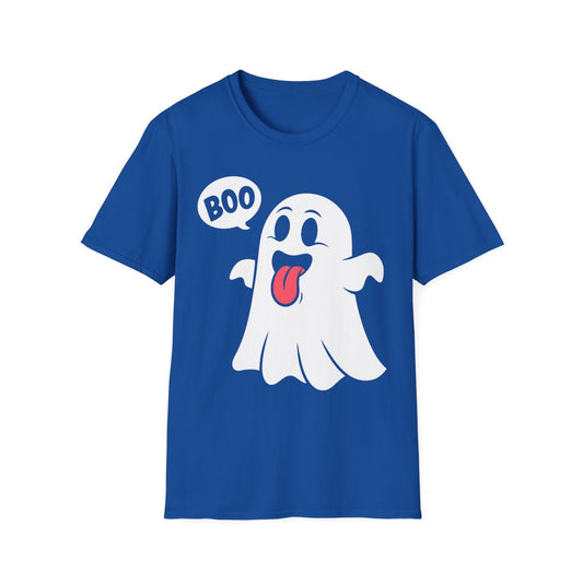 Cute Boo Ghost Halloween T-Shirt - funny t-shirt by Cheeky Business