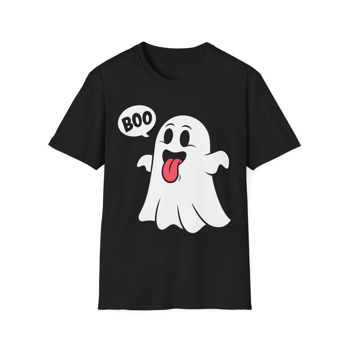 Cute Boo Ghost Halloween T-Shirt - funny t-shirt by Cheeky Business