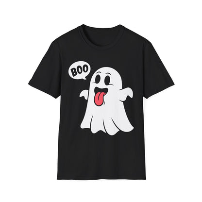 Cute Boo Ghost Halloween T-Shirt - funny t-shirt by Cheeky Business