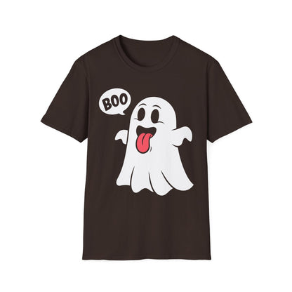 Cute Boo Ghost Halloween T-Shirt - funny t-shirt by Cheeky Business