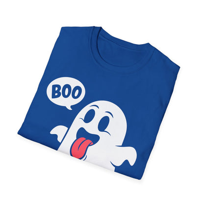 Cute Boo Ghost Halloween T-Shirt - funny t-shirt by Cheeky Business