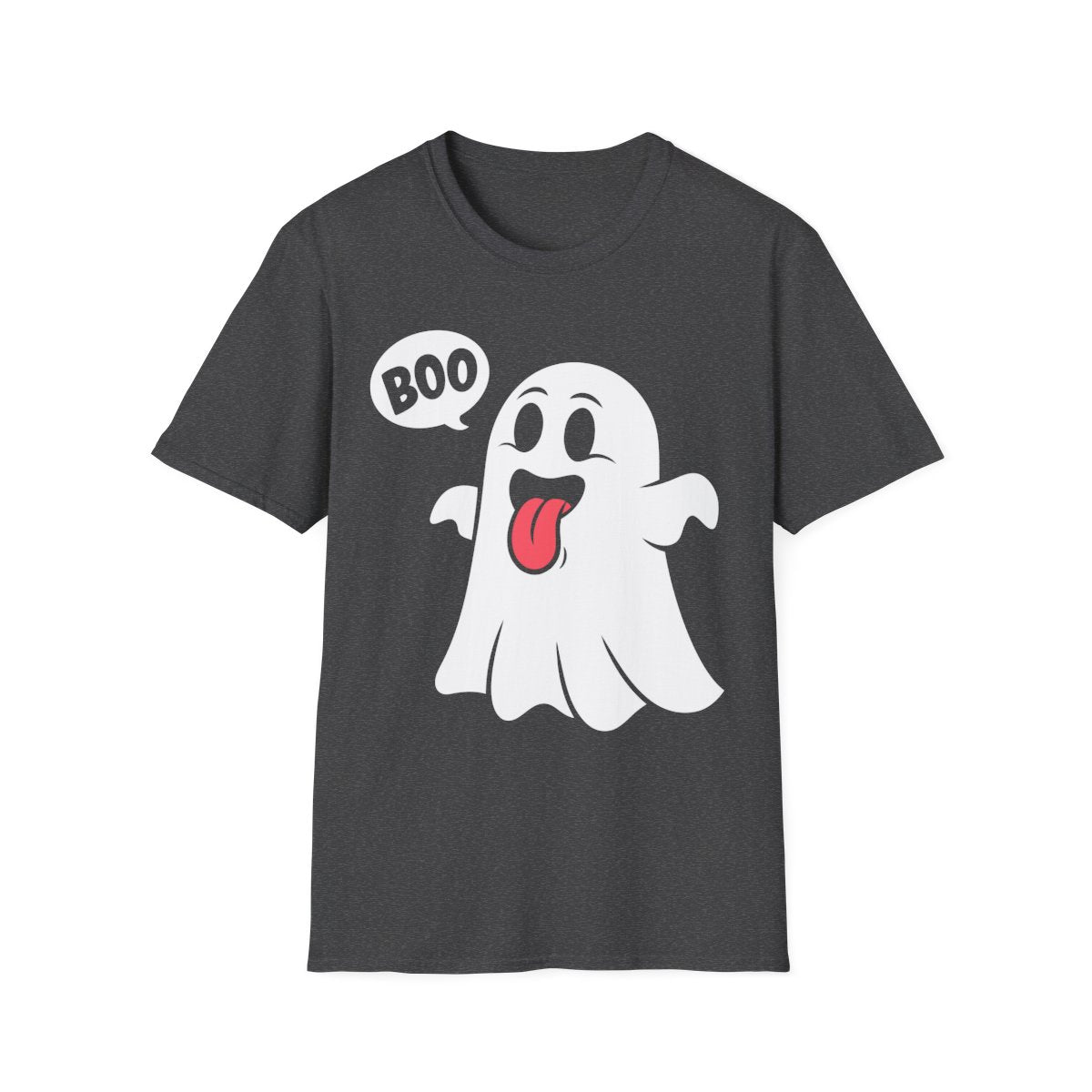 Cute Boo Ghost Halloween T-Shirt - funny t-shirt by Cheeky Business