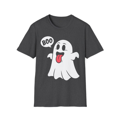 Cute Boo Ghost Halloween T-Shirt - funny t-shirt by Cheeky Business